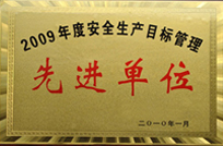 2009年度安全生产目标管理先进单位